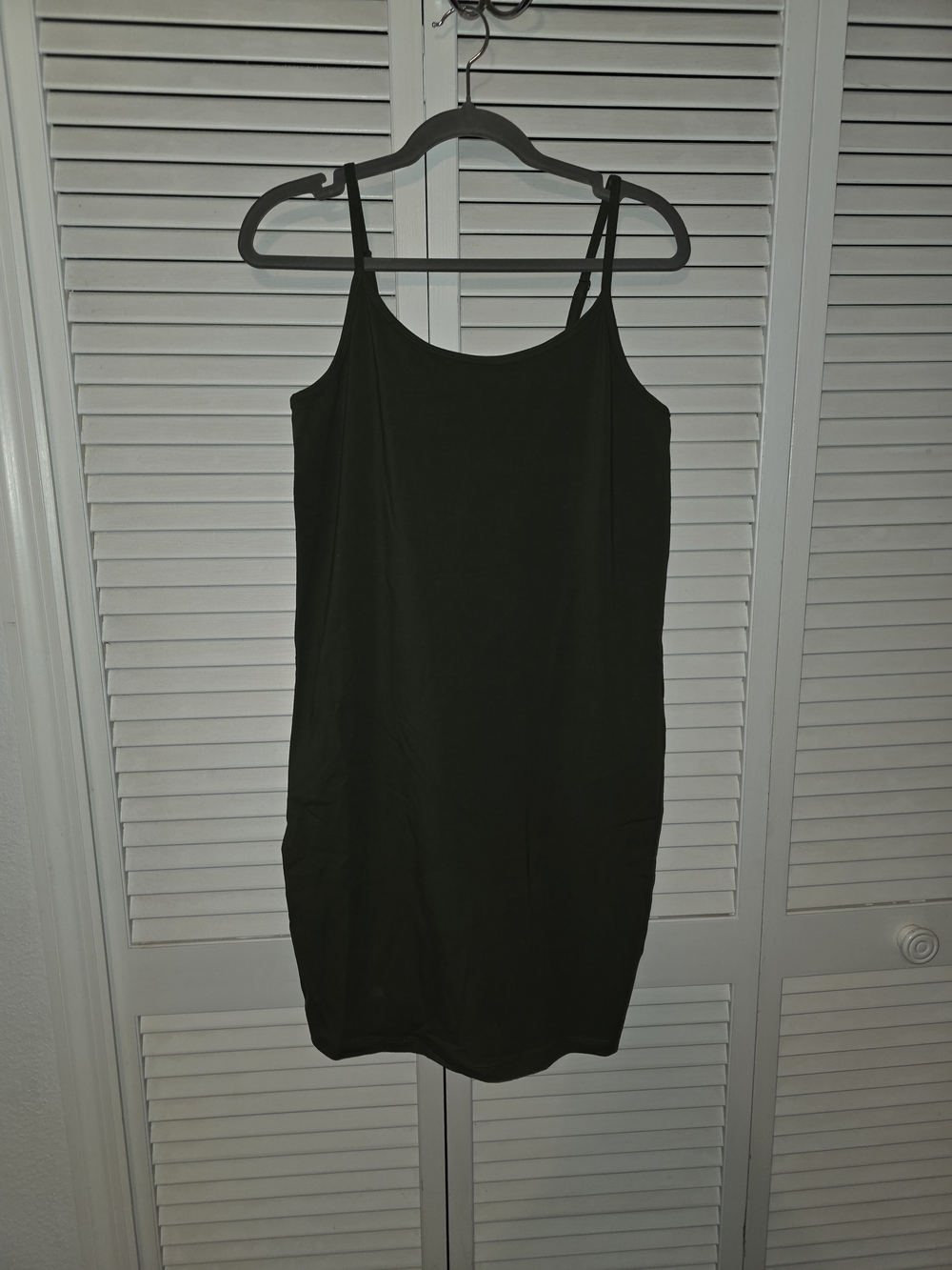 Bodycon Dress - Simple Spaghetti Strap